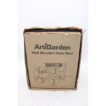 Artigarden Wall Mounted Hose Reel, Green. Box damaged, Not checked