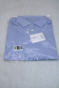 Alan Paine Rockbourne Performance Polo Shirt, Light Blue, Size 3