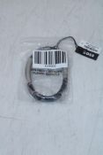 BOSS Gents Lander Black Leather Bracelet