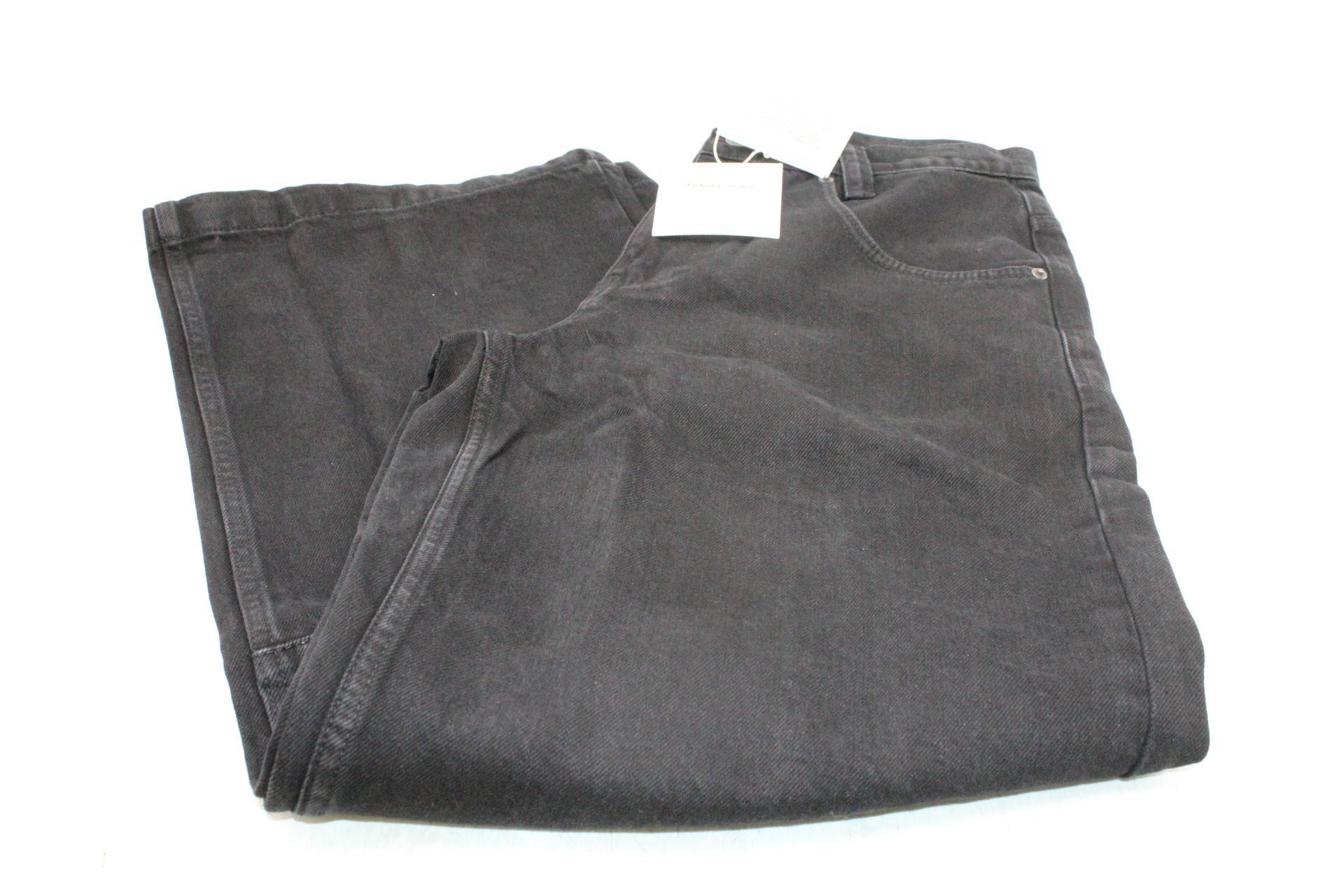 Jaded London Drift Flared Jeans, Black, Size W32