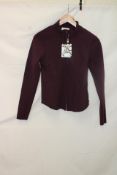 Yagya Signature Riding Jacket, Burgundy, Size S