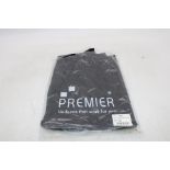 Two Pairs Premier Work Uniforms Essential Chefs Trousers, Black, Size 2XL