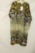 Forte Forte Bloom Mist Mohair Alpaca Jacquard Coat, Garden, Size 0