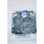 Adidas Originals Women's Zip Up Hoodie Liberty London Debossed Velvet, Aurora Ivy, Size XS