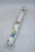 Spoonflower Peel and Stick Papyrus Flowers Light Wallpaper, Design 7320097