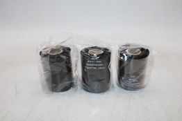 Three Thermal transfer Ribbons, Wax Ribbons, Size 83mm x 360m