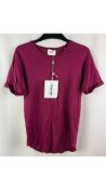 Marant Etoile Women's T-Shirt, Raspberry, Small
