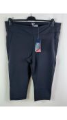 Four Reebok Women's TS Lux 3/4 Tights, Black, Size 3XL