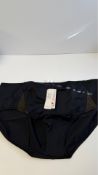 Twelve Elomi Swim Women's High Waist Bikini Brief, ES7441BLK, Black, UK 20