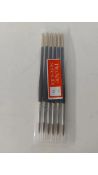 Nine Packs of Pro Arte Prolene Synthetic Brushes, 6 Per Pack, Size 6
