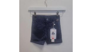 Eight Boboli Boy's Cotton Shorts, Navy, Size 2 Years