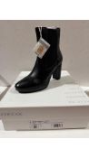 Geox Womens D Walk Pleasure Boots, Smooth Leather, Black, UK 5
