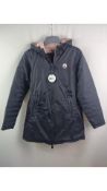Jott Womens Moscou Reversible Jacket In Black/Rose, Large
