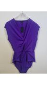 Maje Women's 120 Tender Bodysuit, Violet, Size T1