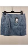 Two Bella Freud Cord Mini Skirt, Cornflower Blue, UK 12