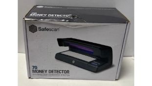 Two SafeScan Counterfeit Bank Note Detectors