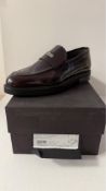 Sergio Rossi Men's Monoblock Shoes, Burgundy/Red, UKbt9 6