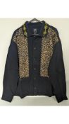 Brain Dead Men's Cheetah Cabana Shirt, Black, Size S