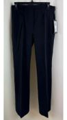 Luisa Cerano Women's Bootcut Jersey-Gabardine Trousers, Black, UK 12