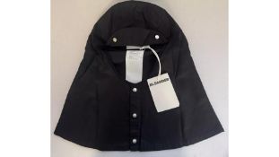 Jil Sander Gabardine Hat, Black, Medium