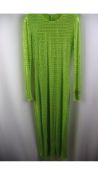 Self Portrait Women's Hot Fix Mesh Dress, Green, UK Size 6. item Is Damaged