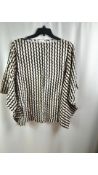Malene Birger Women's Vasinkan Bouse, Black, Beige, Size 44