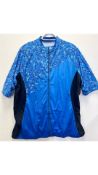 Two Fat Lad (Lass) At The Back Women's Classic Blue Cycling Jersey, Size 38