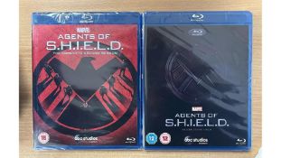 Ten Marvel Agents of S.H.I.E.L.D Season 1 & 2 Blu-Ray