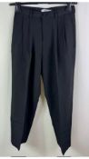 Three Seventh Men's Trucker Trousers, Black, Size M