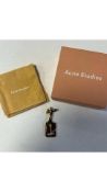 Acne Studios 'T' Initial Pendant, Gold Tone