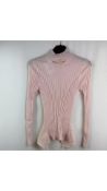 Wolford Women's Cashmere Long Sleeve Top, Marshmallow, Size XS, Marked