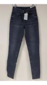 Two Liu Jo Women's Denim Ermin Hi Waist Jeans, Black, W25/L30