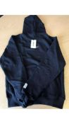 Three Ambience Men's Support Humankind Hoodie, Black, Size S