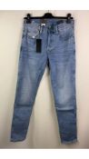 G-Star Men's Rifle 3301 Straight Tapered Jeans, Light Blue, W36/L36