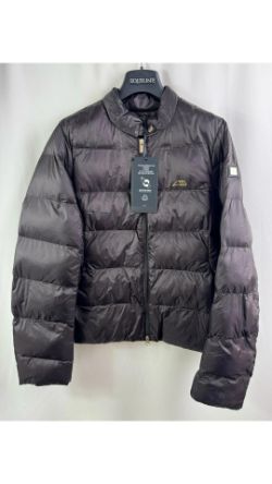 Equiline Women's Elannae Bomber Jacket, Liquorice, Size M