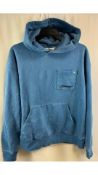 Trapstar Men's Hooded Jogging Suit, Blue, Large, No Tags.