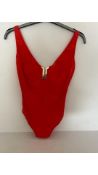 Maryan Mehlhorn Women's Swimsuit, Hot Coral, Size UK 14, Cup B