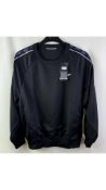 Onitsuka Tiger Track Round Neck Jumper, Black, Small