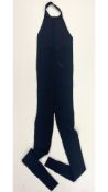 Wolford Sporty Logo Net Women's Jumpsuit 52962 7005, Black, XS