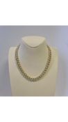 GLD Diamond Unisex Cuban Link Necklace In Yellow Gold