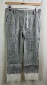 Anne Fontaine Women's Prince Trousers, Vapor Smoke, EU Size 38