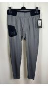 Two Burton Men's Baker Power Wool Base Layer Pants, Grey, Large