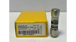 Two Eaton Bussmann FNQ-R-3/4 Branch Circuit Fuse, Pack of 10