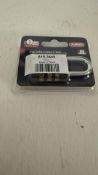 Eleven Abus 145/30 Combination Padlocks, Black