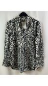 Marlene Birger Women's Mabillon Long Sleeve Top, Size 38