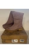 Free People Women's Banks OTK Thigh High Boots, Dusty Mauve, Size 37 EU