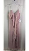 Levkoff Women's Gown Dress, Frost Rose, Size 2
