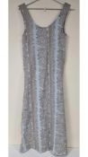 Acne Studios Women's Sleeveless Midi Dress, Multicoloured, Metallic, Size XS. Used
