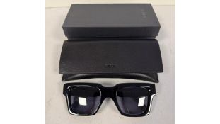 Kimeze KUS060 Mahi Oversized Sunglasses, Black, 54-23-150