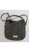Marc Jacobs Classic Q Leather Crossbody Bag. Used, Worn Leather, Light Damage to Corners